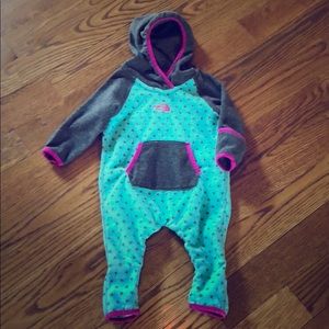 The North Face Baby Girl Fleece Bodysuit
